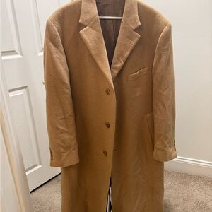 Ralph Lauren Tan Camel Hair Peacoat
